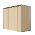 Spanbilt Yardsaver Slimline F36-S Colour 2.10m x 1.070m x 1.80m Flat Roof Garden Shed Medium Garden Sheds 